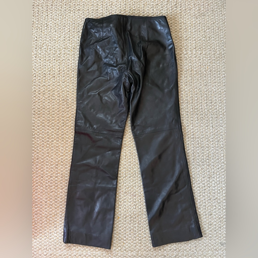 Banana Republic Genuine Leather Pants Size: 6